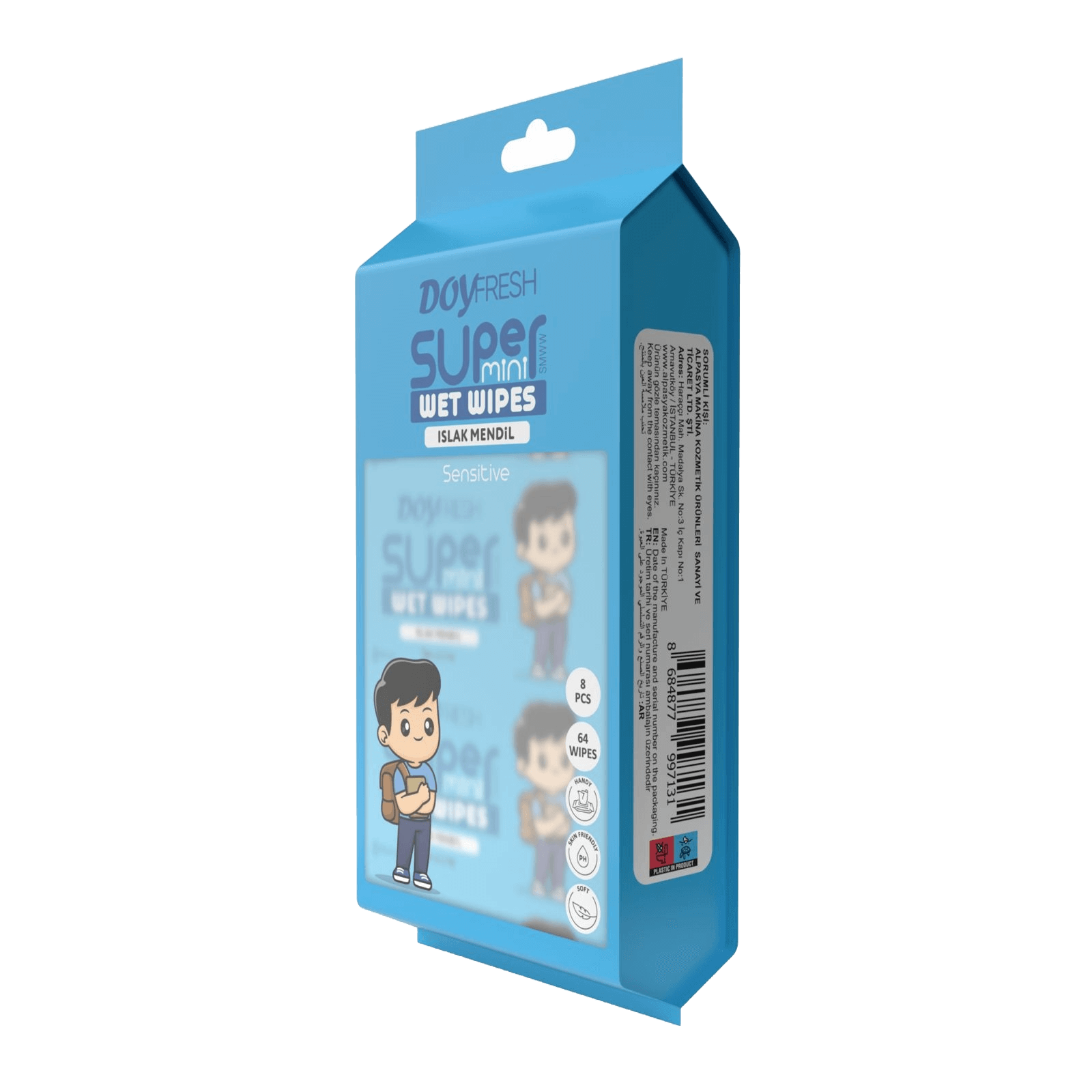 Süper Mini Islak Mendil Sensitive - 1 