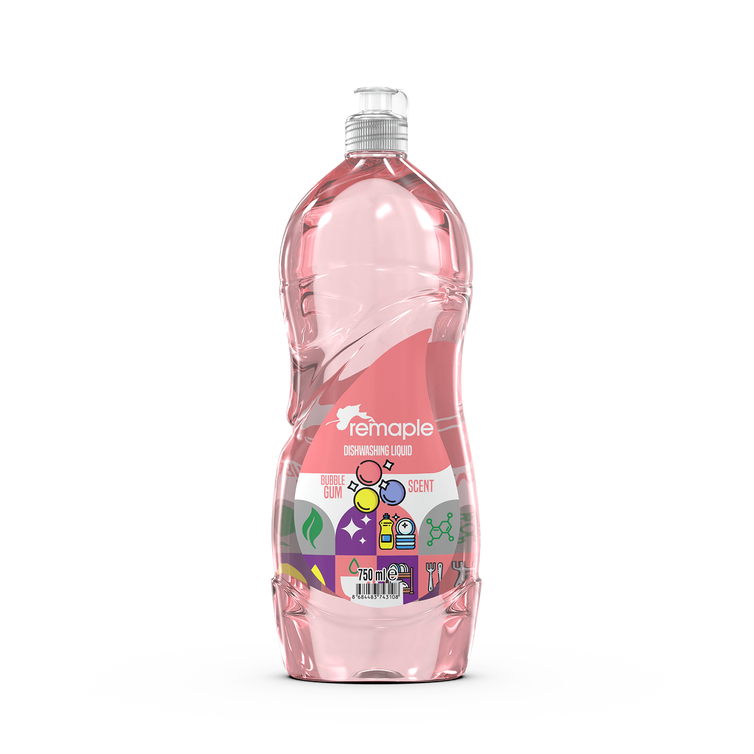 Remaple Bulaşık Deterjanı Bubble Gum 750 GR